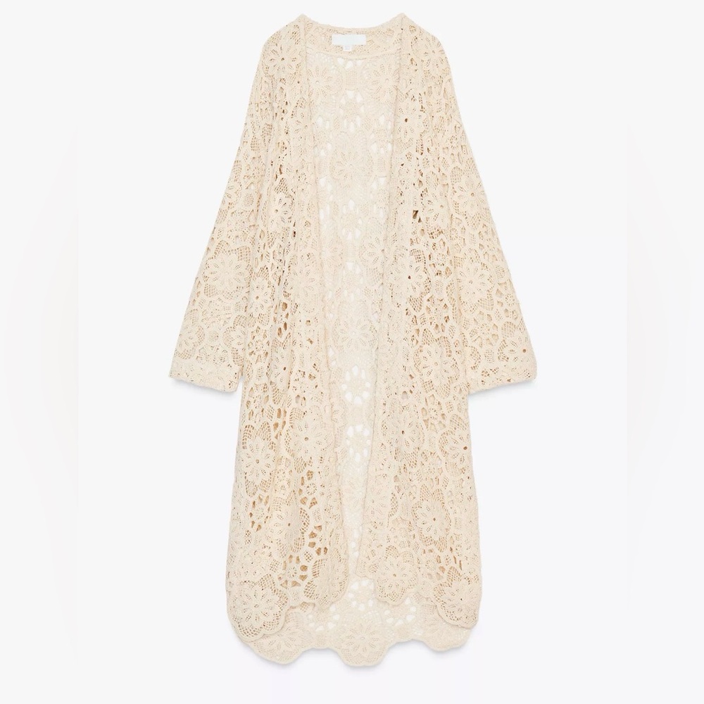 Zara Macrame Cardigan